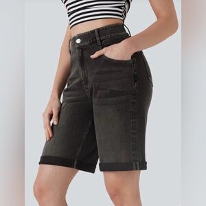 Halara Denim Bermuda Shorts